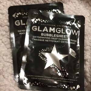 NWT glam glow bubble sheet face masks